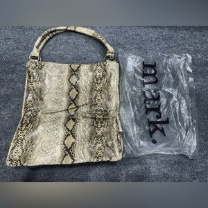 mark. Snakeskin Print Hobo Bag PY0110